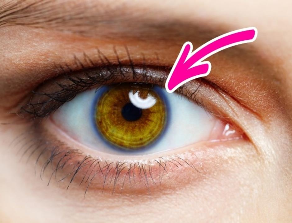 Ilustracija oka s prstenom oko šarenice | Author: brightside.me