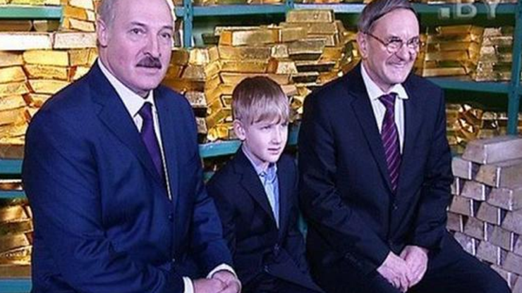Aleksandar Lukašenko sa sinom Koljom