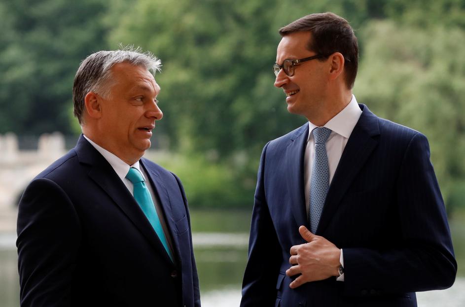 Poljski premijer Mateusz Morawiecki i mađarski Viktor Orban