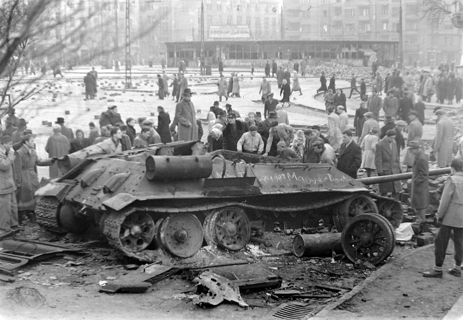 Upad sovjetskih tenkova u Budimpeštu 1956. | Author: budapestcity.org - CC BY-SA 3.0