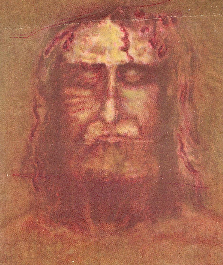 Umjetnička rekonstrukcija Kristova lica s Torinskog platna | Author: Wikipedia Commons