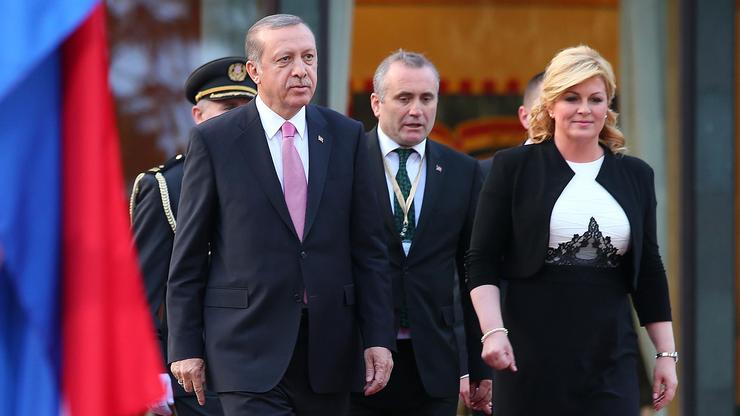 Kolinda Grabar Kitarović i Recep Tayyip Erdogan