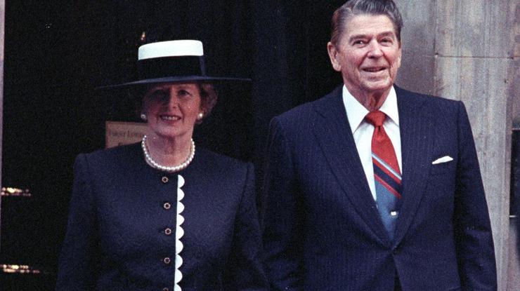 Margaret Thatcher i Ronald Reagan