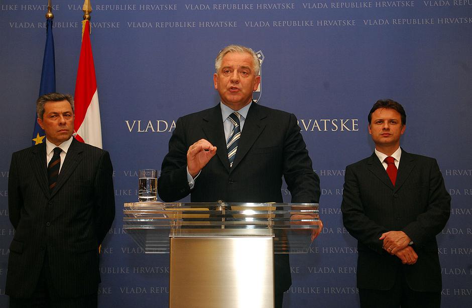 Vladimir Drobnjak, Ivo Sanader, Gordan Jandroković 2008. | Author: Željko Hladika/24sata/PIXSELL