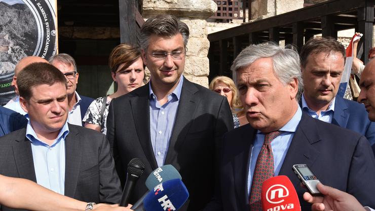 Antonio Tajani i Andrej Plenković