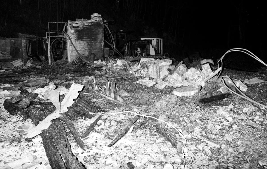 Adolfovac: Mjesto gdje je ubijena obitelj Zec, 17.01.1993. | Author: Siniša Hančić/Pixsell/History