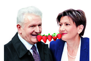 Ivica Todorić i Martina Dalić, fotomontaža