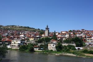 Panorama grada Velesa u Makedoniji