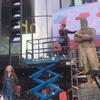 Manchester, kolovoz 2017., postavljanje spomenika Engelsu