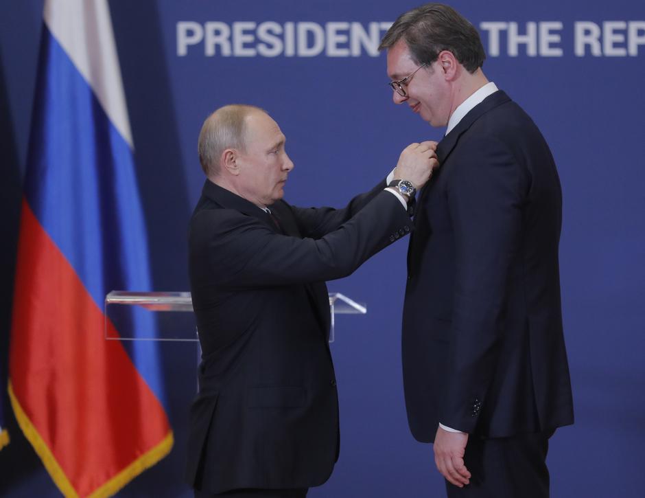 Posjet Vladimira Putina Aleksandru Vučiću u siječnju 2019. | Author: pool/REUTERS/PIXSELL