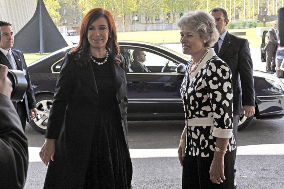 Irina Bokova i argentinska predsjednica Cristina Fernandez de Kirchner | Author: DPA/PIXSELL