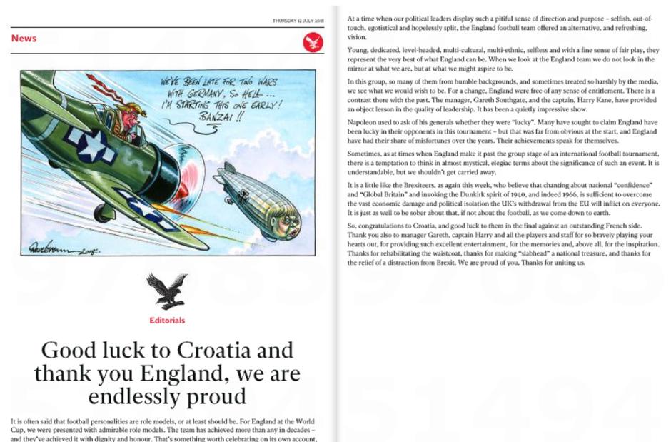 Independent o pobjedi Hrvatske | Author: Screenshot