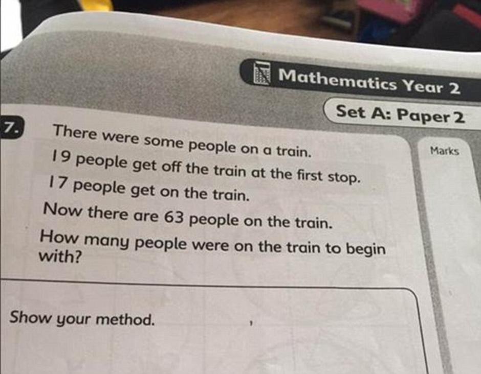Matematički zadatak za djecu u drugom razredu | Author: Twitter/ Die Welt