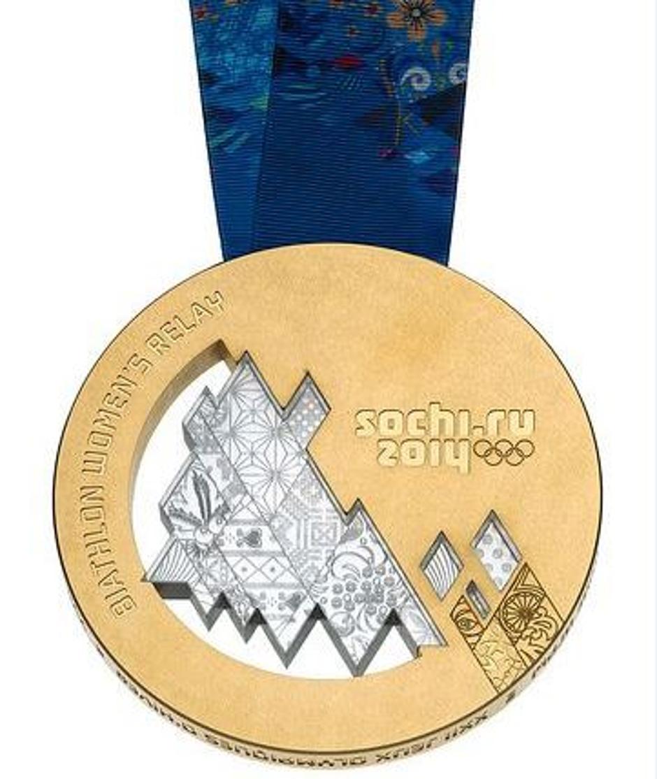 Zlatna medalja s ZOI u Sočiju 2014 | Author: Pinterest