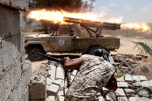 Libijski borci u Sirtu