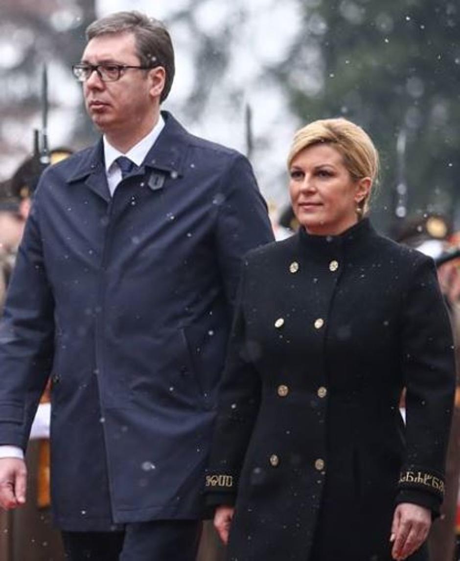 Hrvatska predsjednica i Aleksandar Vučić | Author: Igor Šoban/PIXSELL