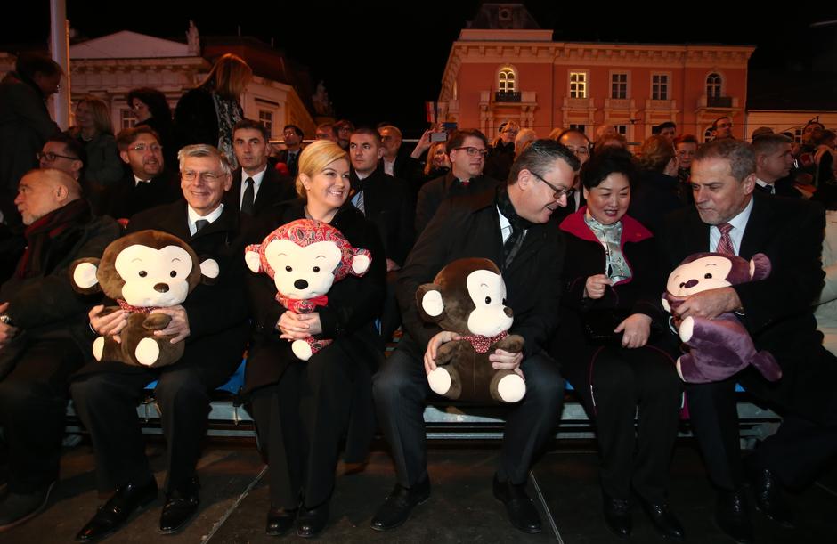 Na trgu održan svečani doček kineske Nove godine - godine Majmuna | Author: Sanjin Strukić (PIXSELL)