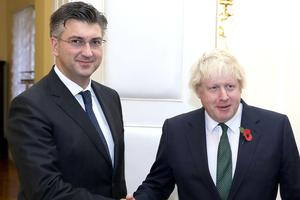Andrej Plenković i Boris Johnson