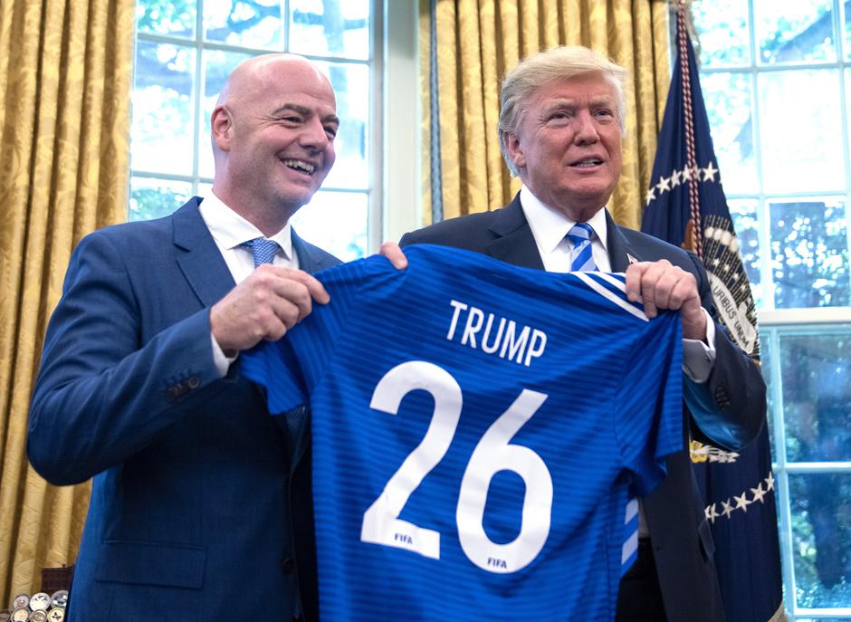 Predsjednik FIFA-e Gianni Infantino i predsjednik SAD-a Donald Trump | Author: Ron Sachs/DPA/PIXSELL