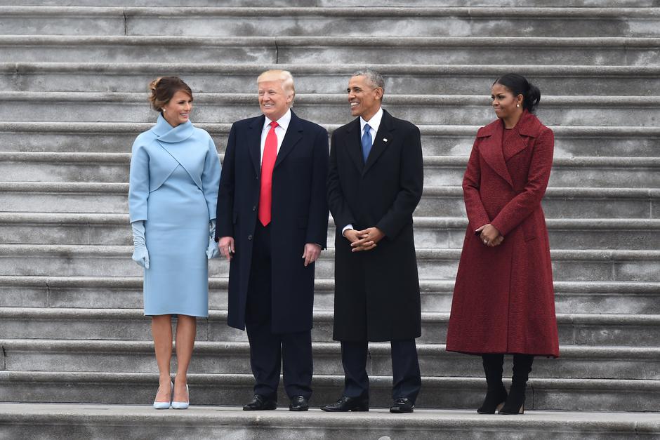Washington: Donald i Melania Trump u društvu Baracka i Michelle Obame uoči inauguracije | Author: Press Association/PIXSELL