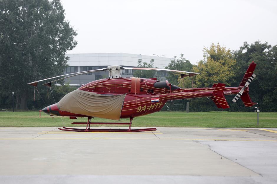 Helikopter Ivice Todorića na heliodromu na Žitnjaku | Author: Grgur Zucko (PIXSELL)