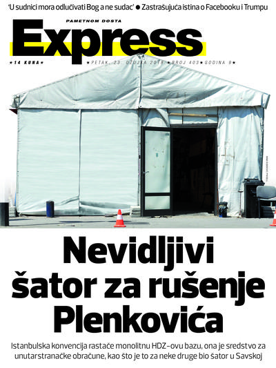 Nevidljivi šator za rušenje Plenkovića