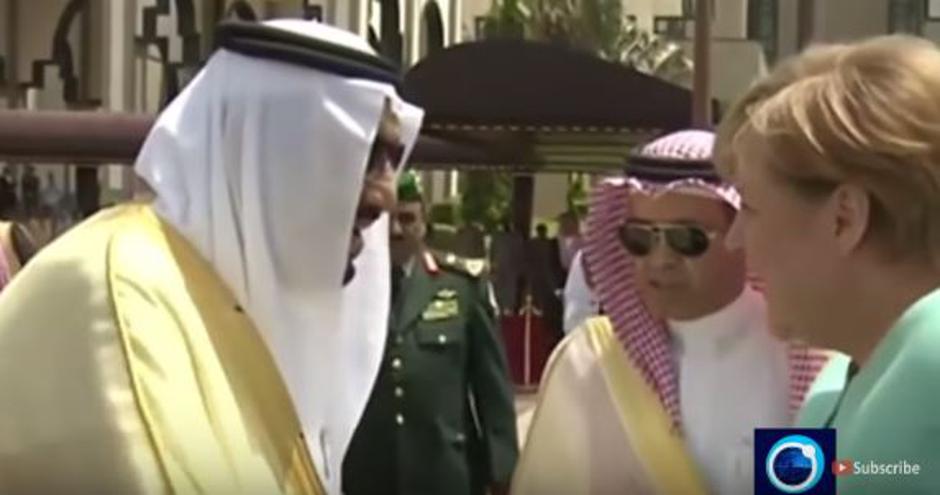 Angela Merkel i saudijski kralj Salman bin Abdulaziz | Author: YouTube screenshot