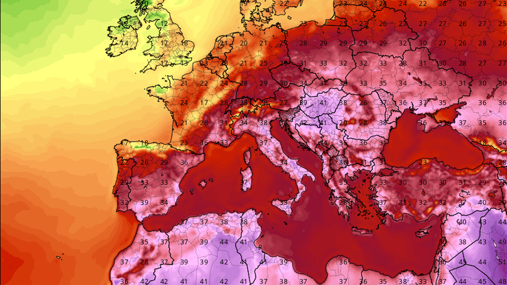 Vrućina po Europi u ljeto 2017.