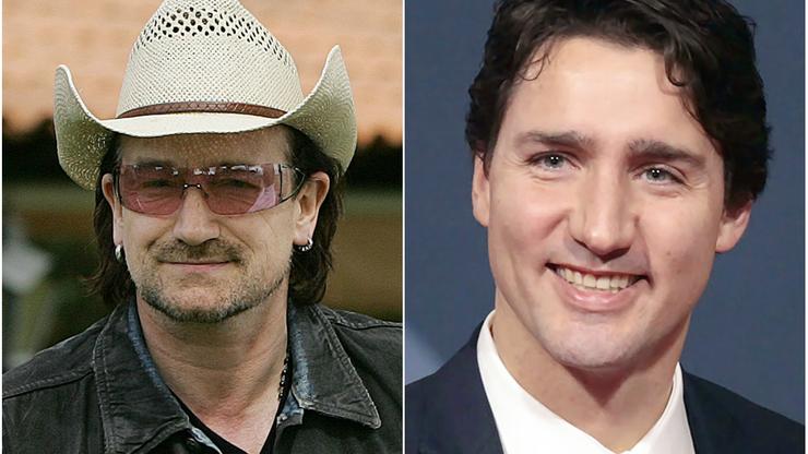 Bono Vox, Justin Trudeau
