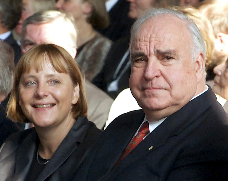 Helmut Kohl i Angela Merkel | Author: REUTERS
