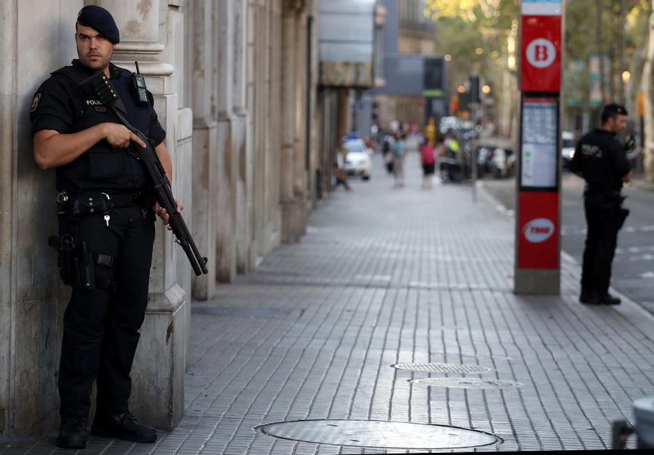 Policija u Barceloni nakon terorističkog napada | Author: REUTERS/Sergio Perez