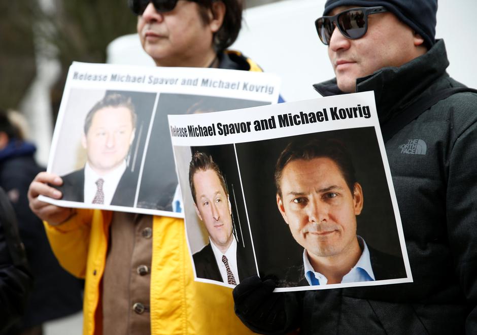 Prosvjed za izručenje Kanađana u slučaju Huawei | Author: LINDSEY WASSON/REUTERS/PIXSELL