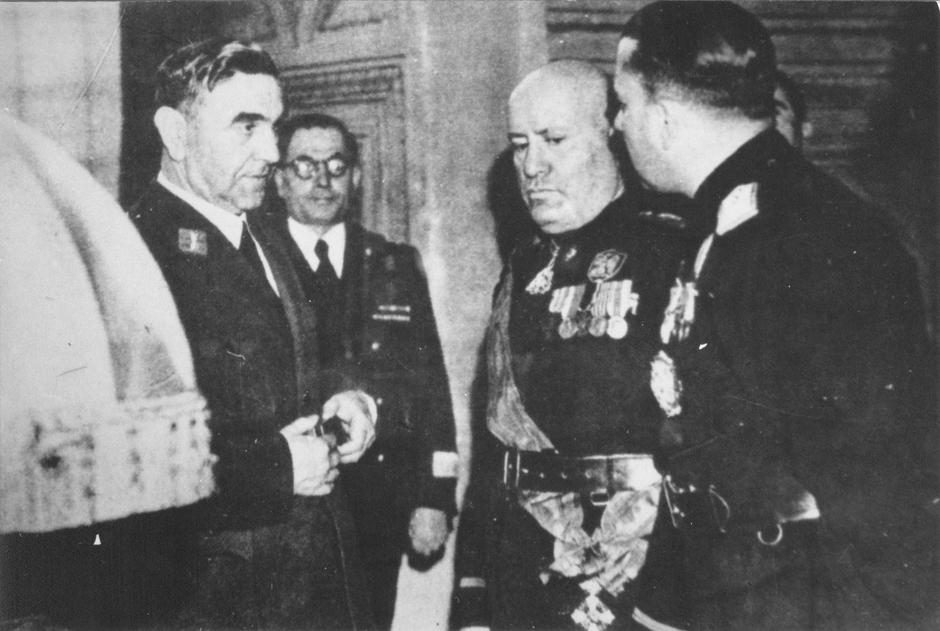 Ante Pavelić i Benito Mussolini | Author: Wikipedia