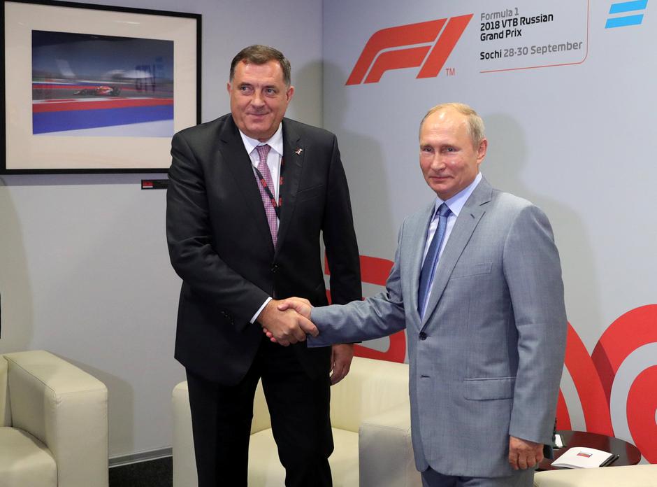 Milorad Dodik i Vladimir Putin u Sočiju | Author: SPUTNIK/REUTERS/PIXSELL