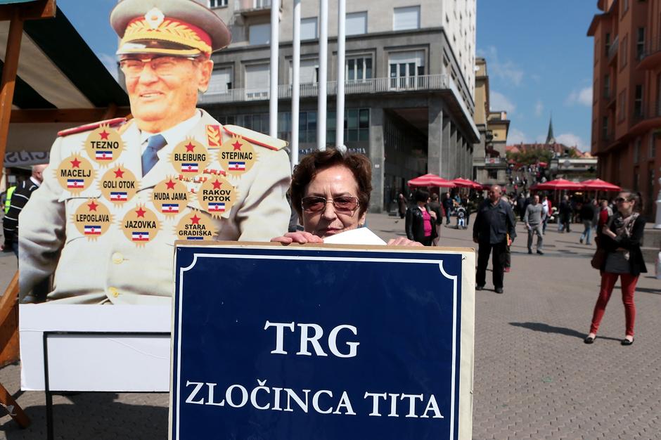 Građanska inicijativa poziva Zagrepčane na promjenu imena Trga maršala Tita | Author: Patrik Macek (PIXSELL)