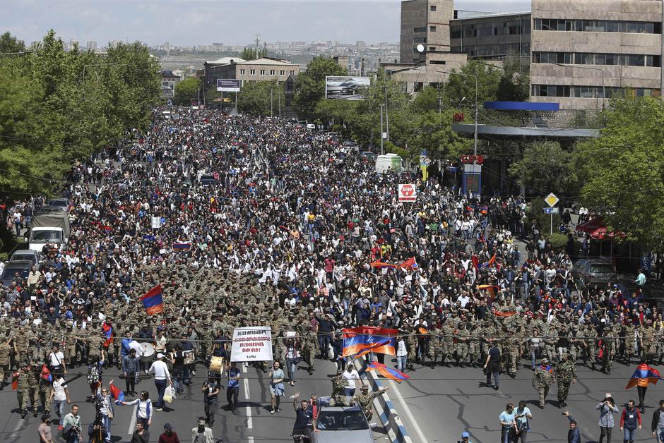 Demonstracije u Armeniji | Author: STRINGER/REUTERS/PIXSELL