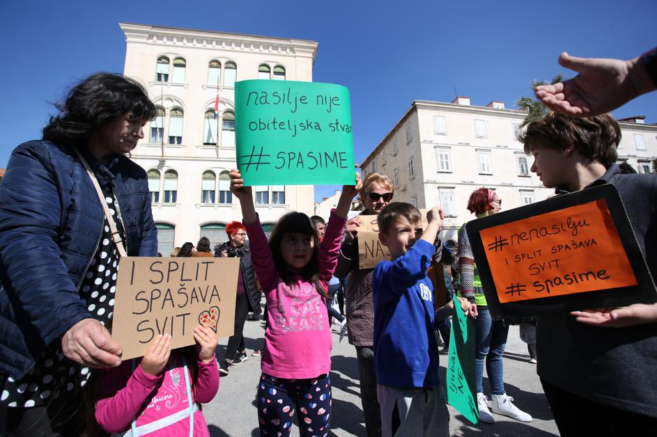 Prosvjed spasime u Splitu