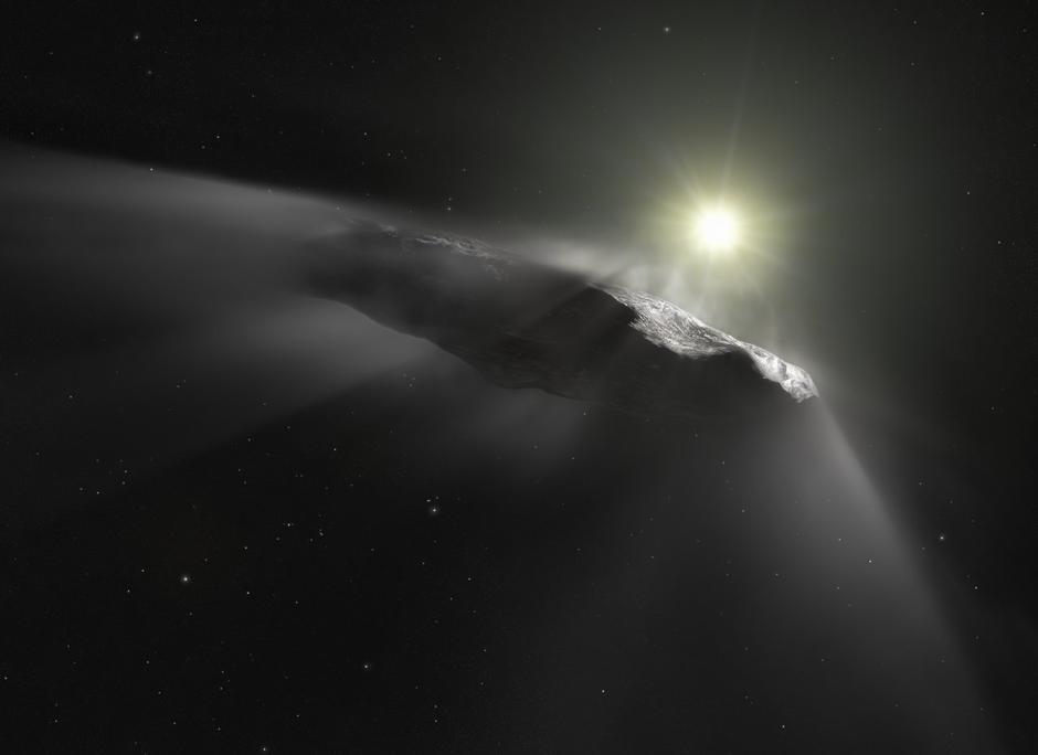 Oumuamua, umjetnička ilustracija | Author: Hubble/ ESA