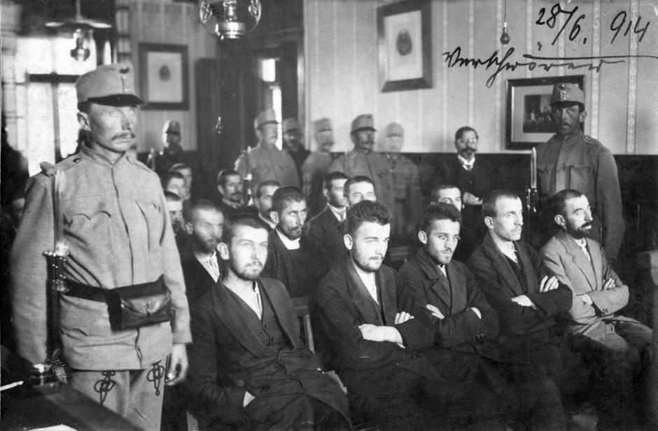 Suđenje Gavrilu Principu i atentatorima | Author: Wikimedia Commons