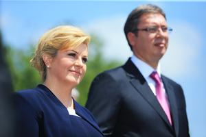 Kolinda Grabar Kitarović i Aleksandar Vučić