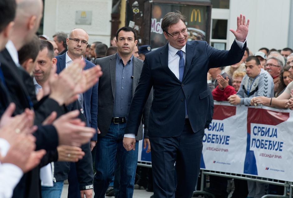 Aleksandar Vučić na predizbornom skupu vladajuće koalicije | Author: Srdjan Ilic (PIXSELL)
