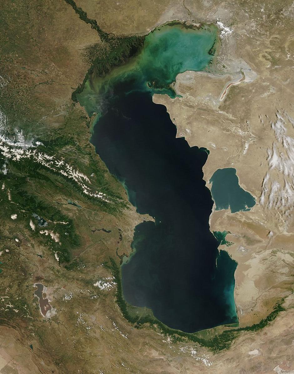 Kaspijsko jezero koje isparava | Author: Wikimedia Commons
