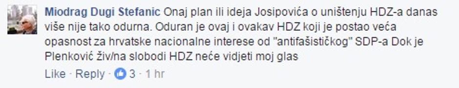 Komentari HDZ-ovih birača | Author: Facebook