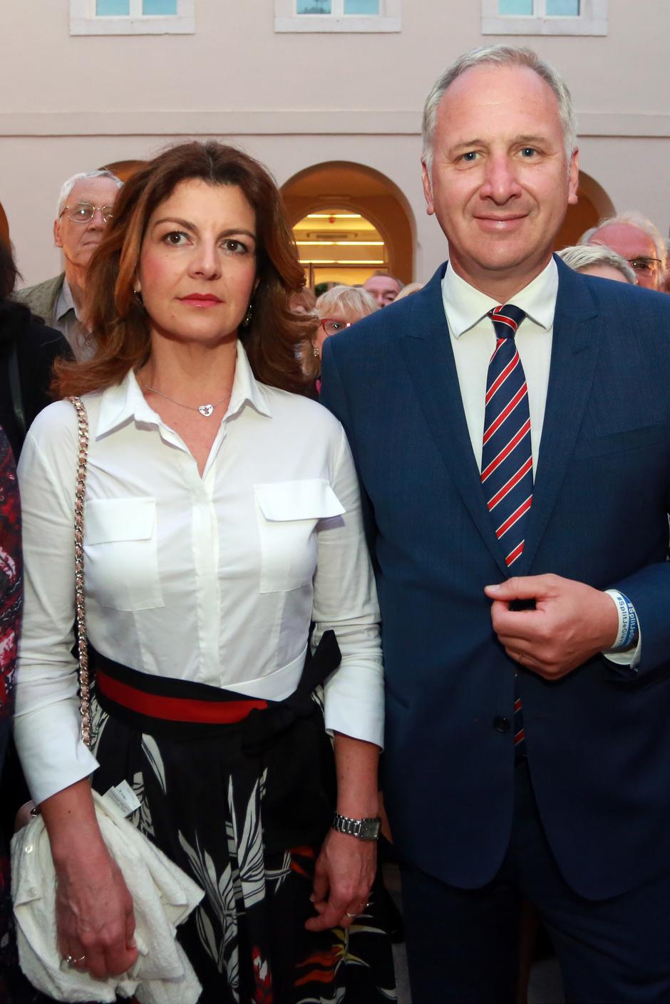 Andro Krstulović Opara i supruga Daniela Marasović Krstulović | Author: Miranda Čikotić/ PIXSELL