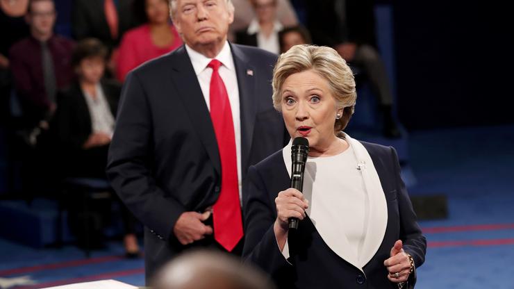 Hillary Clinton govori tijekom druge predsjedničke debate