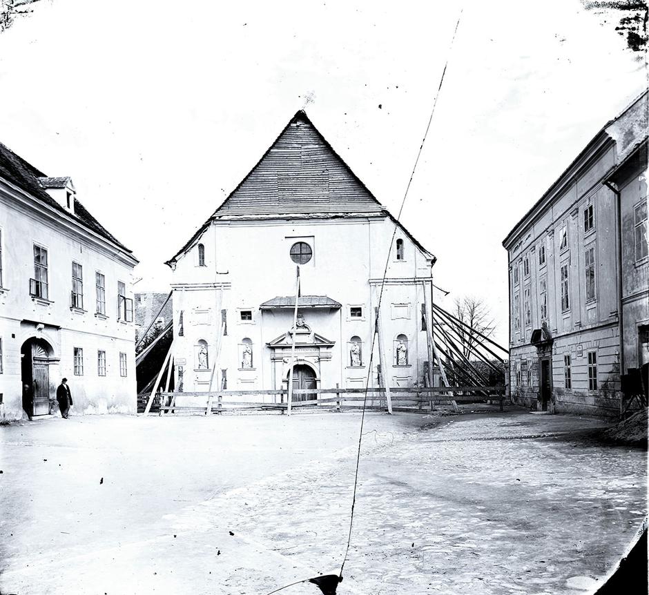 Potres u Zagrebu 1880. godine | Author: Ivan Standl/Muzej grada Zagreba