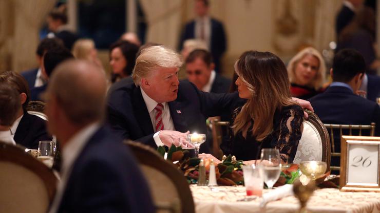 Donald Trump i Melania Trump u Mar-a-Lagu