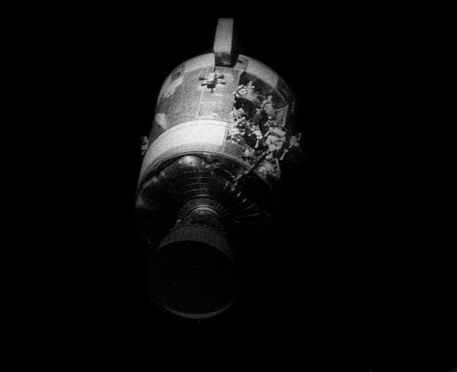 Oštećeni modul Apolla 13 | Author: NASA