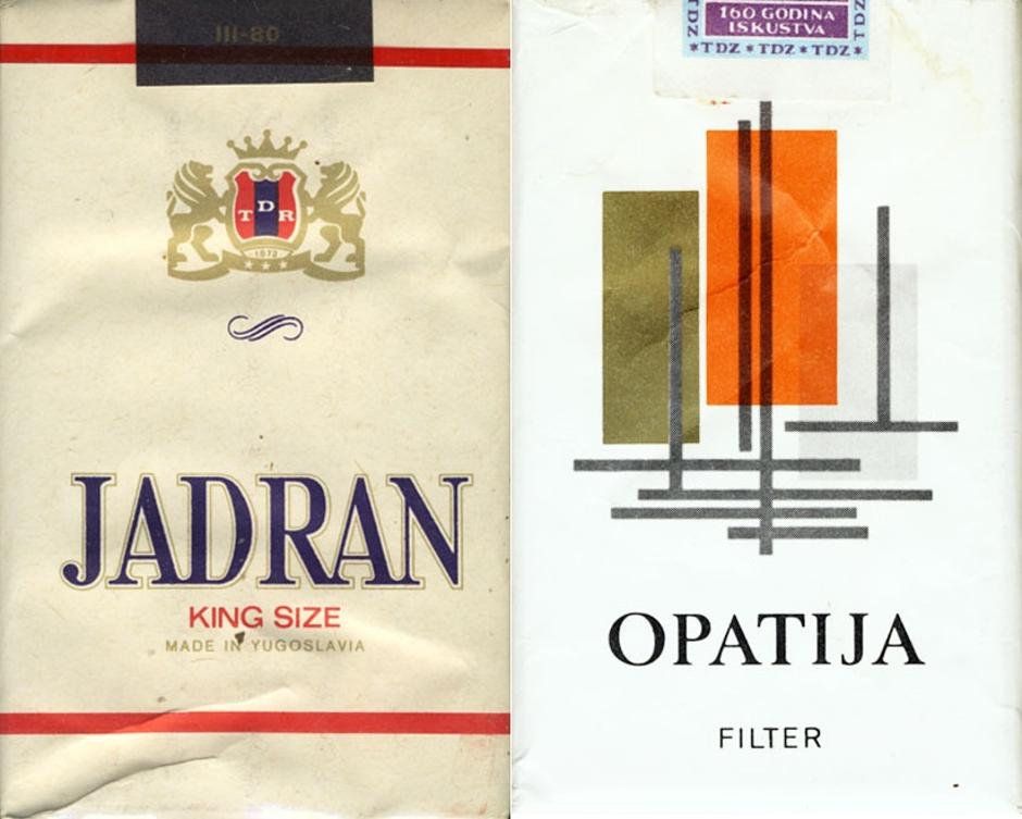Cigarete proizvedene u Hrvatskoj za vrijeme SFRJ | Author: Instagram