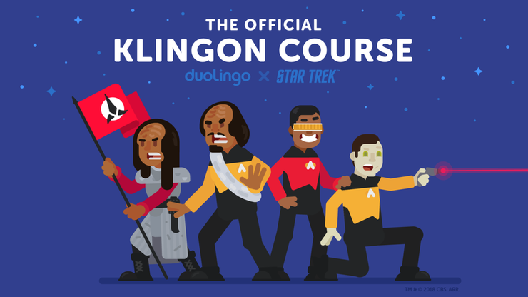 Reklama za tečaj klingonskog